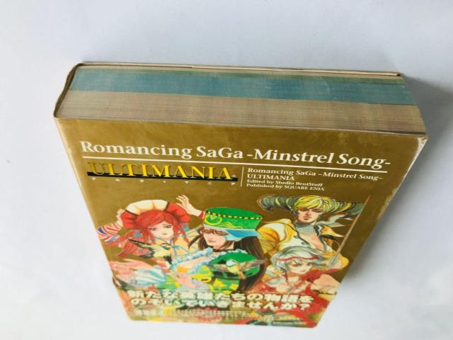 ロマンシング サガ ミンストレルソング アルティマニア ガイド 攻略本 初版 帯 リスト Romancing SaGa Guide < ゲーム本体/ソフト ロマンシング サガ ミンストレルソング アルティマニア ガイド 攻略本 初版 帯 リスト Romancing SaGa Guide < ゲーム本体/ソフトの