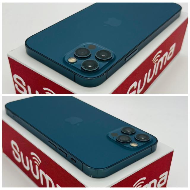 B 100iPhone 12 Pro 256 GB SIM�t���[ �u���[ �{�� �� �Ɠd/AV�� 