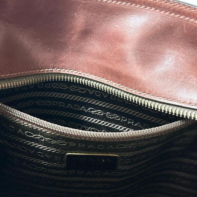 PRADA ���U�[ �`�F�[���n���h�� ���S�^���� �g�[�g�o�b�O A4�T�C�Y ���[�u���E�� �� �u�����h�� 