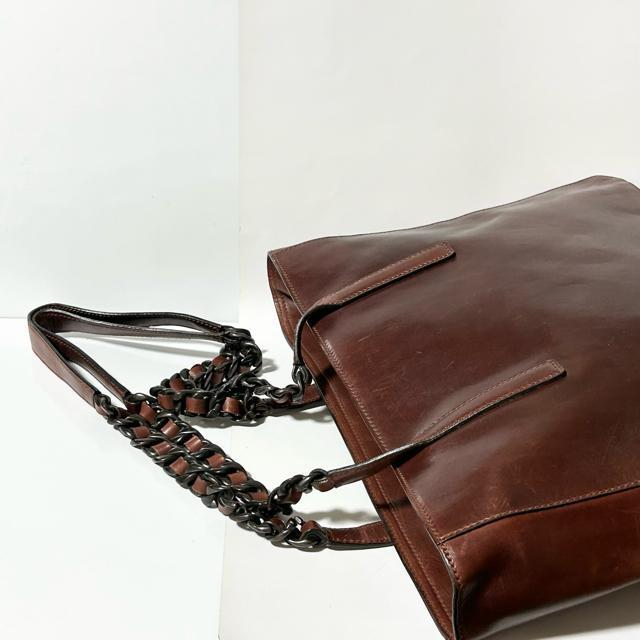 PRADA ���U�[ �`�F�[���n���h�� ���S�^���� �g�[�g�o�b�O A4�T�C�Y ���[�u���E�� �� �u�����h�� 