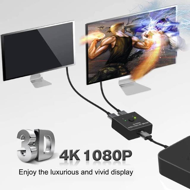 HDMI切替器 HDMIスプリッター HDMI2.0 双方向セレクター HDMI分配器 2入力×1出力 or 1入力×2出力 4K < 家電/AV HDMI切替器 HDMIスプリッター HDMI2.0 双方向セレクター HDMI分配器 2入力×1出力 or 1入力×2出力 4K < 家電/AVの