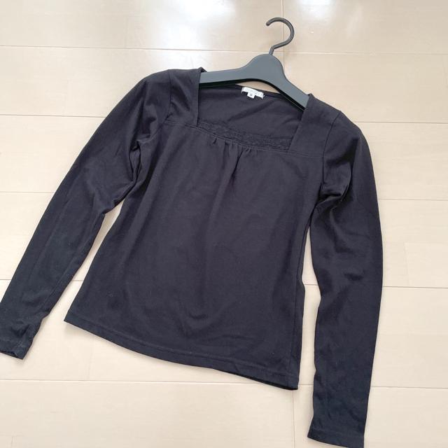 スクエアネック レース カットソー トップス < 女性ファッション  スクエアネック レース カットソー トップス  < 女性ファッションの