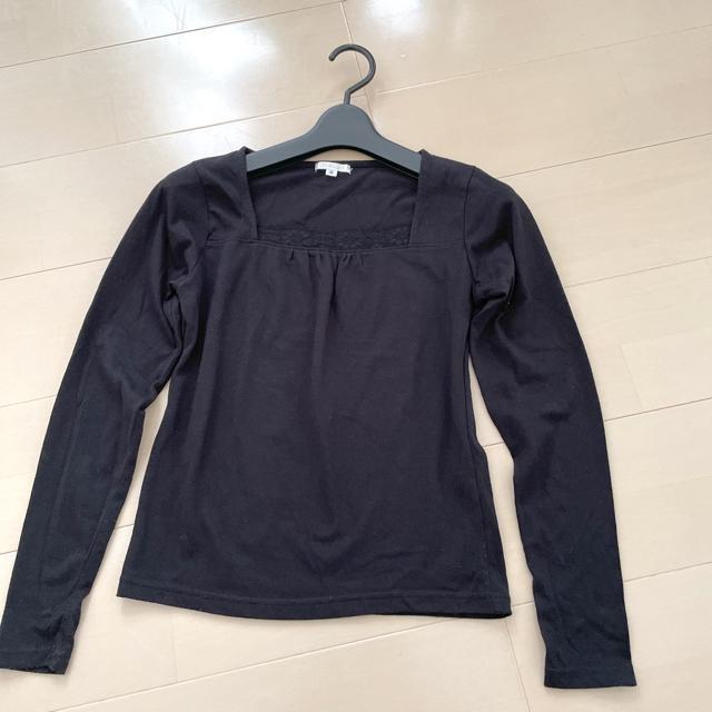 スクエアネック レース カットソー トップス < 女性ファッション  スクエアネック レース カットソー トップス < 女性ファッションの