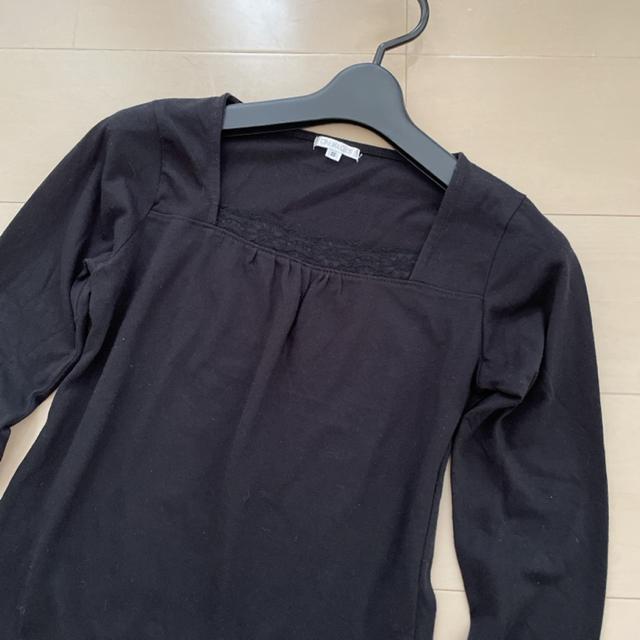 スクエアネック レース カットソー トップス < 女性ファッション  スクエアネック レース カットソー トップス < 女性ファッションの