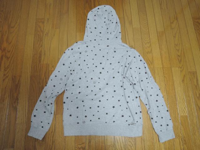 ユニフォームエクスペリメント 星柄 スウェット ジップ パーカー 1 灰 uniform experiment SOPHNET. < ブランド  ユニフォームエクスペリメント 星柄 スウェット ジップ パーカー 1 灰 uniform experiment SOPHNET. < ブランドの