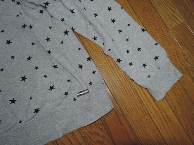 ユニフォームエクスペリメント 星柄 スウェット ジップ パーカー 1 灰 uniform experiment SOPHNET. < ブランド  ユニフォームエクスペリメント 星柄 スウェット ジップ パーカー 1 灰 uniform experiment SOPHNET. < ブランドの