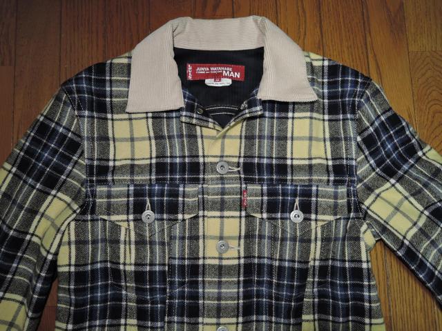 JUNYA WATANABE × Levi's チェックネル ジャケット XS 3rd JKT ジュンヤワタナベ リーバイス < ブランド  JUNYA WATANABE × Levi's チェックネル ジャケット XS 3rd JKT ジュンヤワタナベ リーバイス < ブランドの