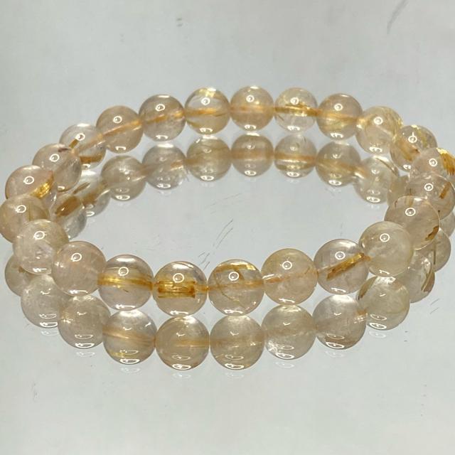 《No.412》ブラジル産 天然石ゴールドルチルクォーツ < 女性アクセサリー/時計  《No.412》ブラジル産 天然石ゴールドルチルクォーツ < 女性アクセサリー/時計の