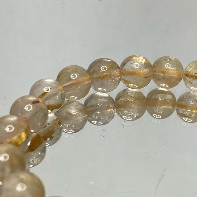 《No.412》ブラジル産 天然石ゴールドルチルクォーツ < 女性アクセサリー/時計  《No.412》ブラジル産 天然石ゴールドルチルクォーツ < 女性アクセサリー/時計の