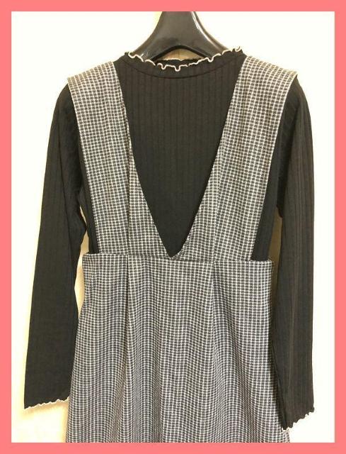 ☆今期新品☆美形♪大人カワイイチェックロングジャンスカ&カットソーセットL☆ < 女性ファッション  ☆今期新品☆美形♪大人カワイイチェックロングジャンスカ&カットソーセットL☆ < 女性ファッションの