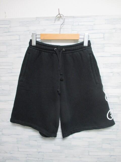 ☆GUCCI グッチ ロゴ プリント スウエット 短パン ショーツ ハーフパンツ/メンズ/XS/黒☆国内正規品 < ブランド ☆GUCCI グッチ ロゴ プリント スウエット 短パン ショーツ ハーフパンツ/メンズ/XS/黒☆国内正規品 < ブランドの