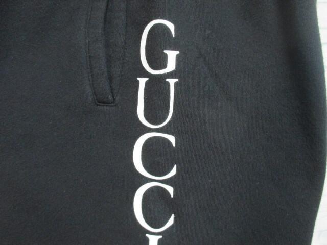 ☆GUCCI グッチ ロゴ プリント スウエット 短パン ショーツ ハーフパンツ/メンズ/XS/黒☆国内正規品 < ブランド ☆GUCCI グッチ ロゴ プリント スウエット 短パン ショーツ ハーフパンツ/メンズ/XS/黒☆国内正規品 < ブランドの