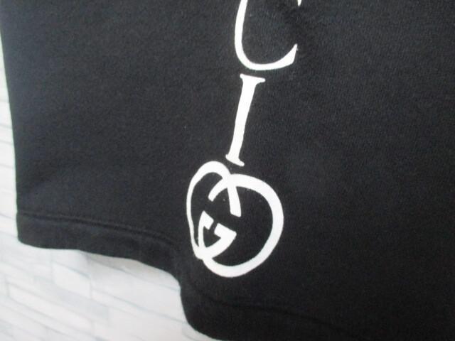 ☆GUCCI グッチ ロゴ プリント スウエット 短パン ショーツ ハーフパンツ/メンズ/XS/黒☆国内正規品 < ブランド ☆GUCCI グッチ ロゴ プリント スウエット 短パン ショーツ ハーフパンツ/メンズ/XS/黒☆国内正規品 < ブランドの