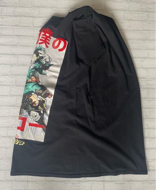 90's ヴィンテージ Tシャツ 僕のヒーローアカデミア ブラック Mサイズ 綿100% アニメT プリントTシャツ レアTシャツ < 男性ファッション  90's ヴィンテージ Tシャツ 僕のヒーローアカデミア ブラック Mサイズ 綿100% アニメT プリントTシャツ レアTシャツ < 男性ファッションの