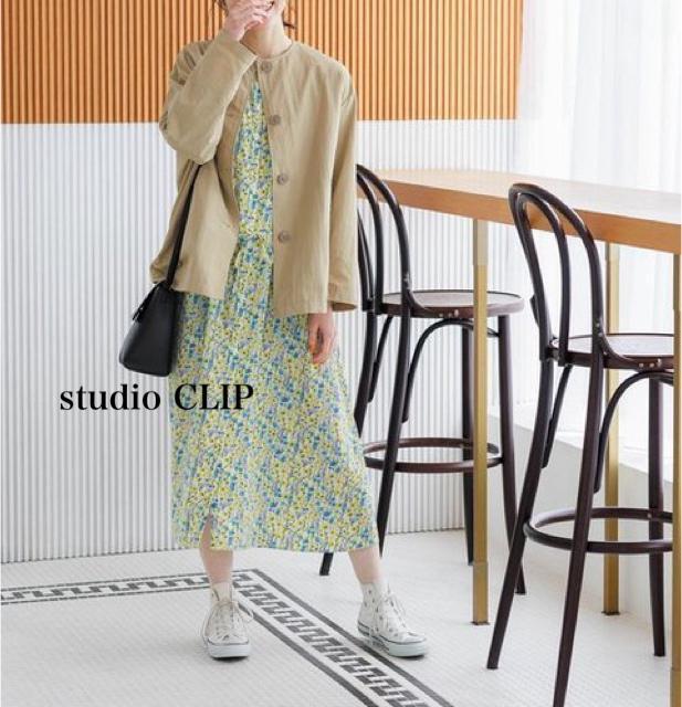 新品 studio CLIP★ 花粉ガード.撥水加工.ウォッシャブルミドルコート < 女性ファッション  新品 studio CLIP★ 花粉ガード.撥水加工.ウォッシャブルミドルコート < 女性ファッションの