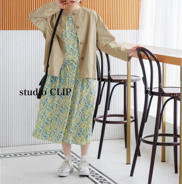 新品 studio CLIP★ 花粉ガード.撥水加工.ウォッシャブルミドルコート < 女性ファッション  新品 studio CLIP★ 花粉ガード.撥水加工.ウォッシャブルミドルコート < 女性ファッションの