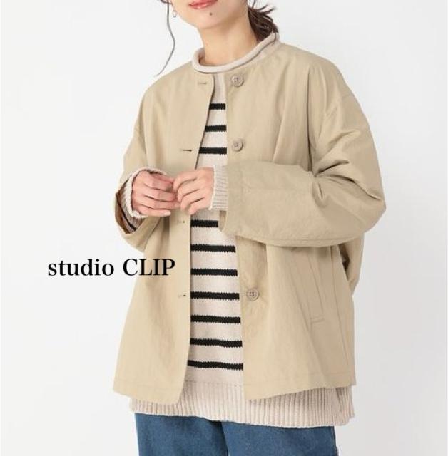 新品 studio CLIP★ 花粉ガード.撥水加工.ウォッシャブルミドルコート < 女性ファッション  新品 studio CLIP★ 花粉ガード.撥水加工.ウォッシャブルミドルコート < 女性ファッションの