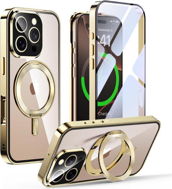 iPhone16PropP[X ʕی MagSafeΉ O 360]X^h tJo[ CX[d cΉ 