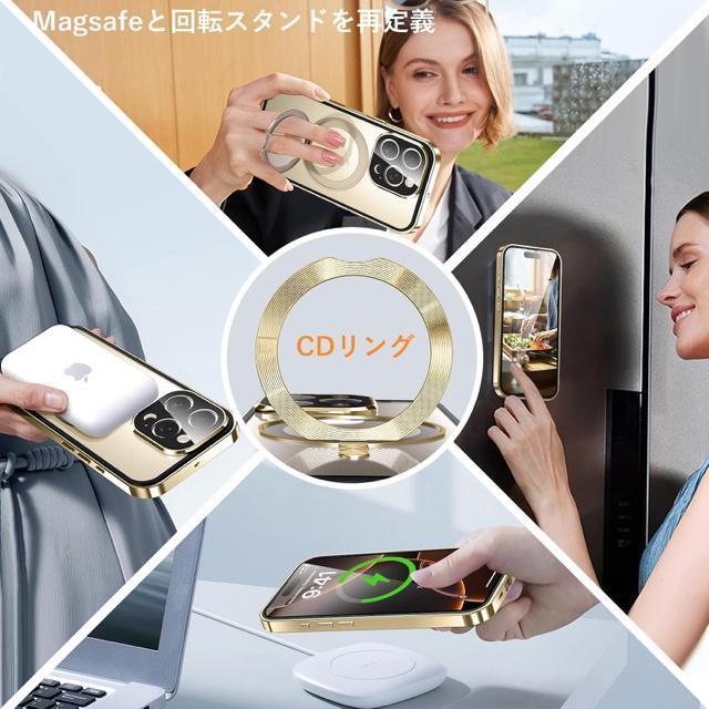 iPhone16PropP[X ʕی MagSafeΉ O 360]X^h tJo[ CX[d cΉ