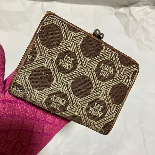 【ANNA SUI / アナスイ】 ベルト / 三つ折り財布 茶系 < ブランド  【ANNA SUI / アナスイ】 ベルト / 三つ折り財布 茶系 < ブランドの