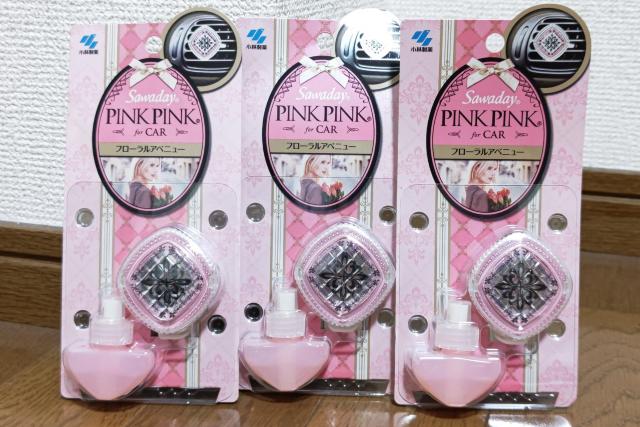 PINK PINK CAR フローラル 3個セット < 自動車/バイク PINK PINK CAR フローラル 3個セット < 自動車/バイク