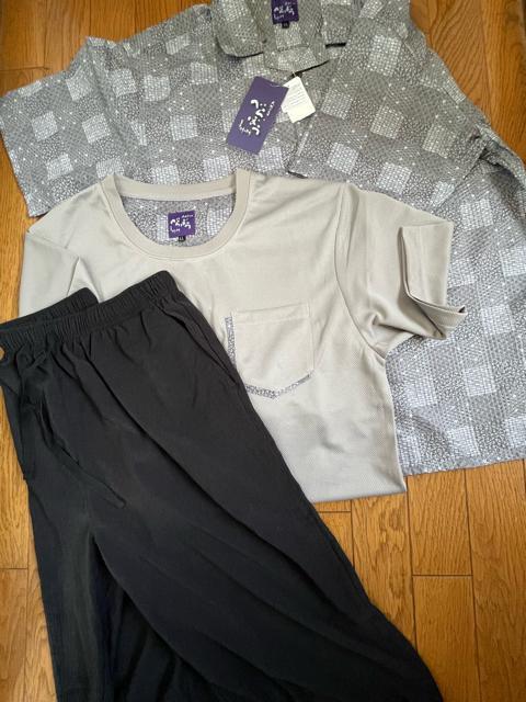 LLサイズ!高貴紳士的!大河ドラマ!べらぼう!サラッと涼しい素材!和柄!3点セット!ハーフパンツ!半袖シャツ!半袖Tシャツ!です。 < 男性ファッション  LLサイズ!高貴紳士的!大河ドラマ!べらぼう!サラッと涼しい素材!和柄!3点セット!ハーフパンツ!半袖シャツ!半袖Tシャツ!です。  < 男性ファッションの