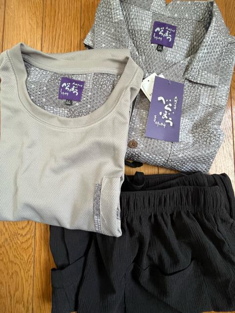 LLサイズ!高貴紳士的!大河ドラマ!べらぼう!サラッと涼しい素材!和柄!3点セット!ハーフパンツ!半袖シャツ!半袖Tシャツ!です。 < 男性ファッション  LLサイズ!高貴紳士的!大河ドラマ!べらぼう!サラッと涼しい素材!和柄!3点セット!ハーフパンツ!半袖シャツ!半袖Tシャツ!です。 < 男性ファッションの