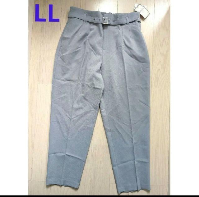 LL★OLILLA★ベルト付きセンタープレスパンツ★新品★送料無料 < 女性ファッション  LL★OLILLA★ベルト付きセンタープレスパンツ★新品★送料無料  < 女性ファッションの