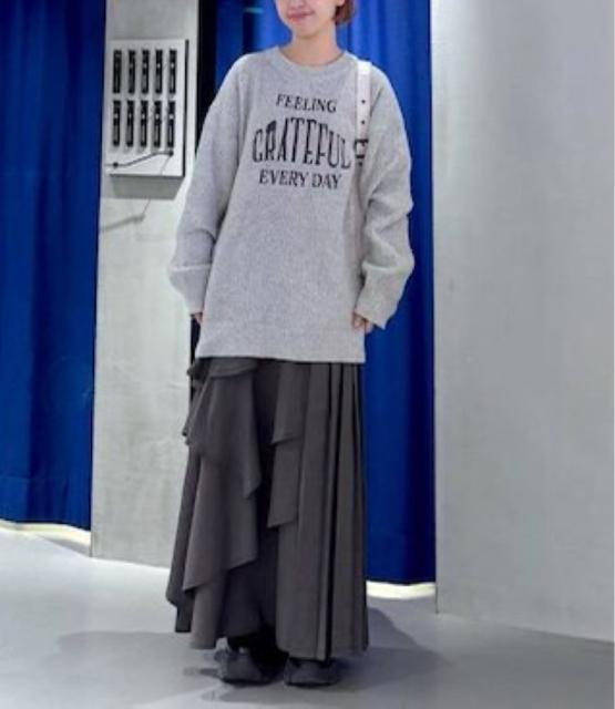 新品 ページボーイ★ネッププルオーバー グレー < 女性ファッション  新品 ページボーイ★ネッププルオーバー グレー < 女性ファッションの