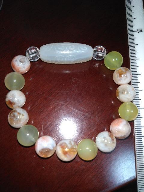 如意天珠、メノウ、シトリンのブレスレット約 < 女性アクセサリー/時計 如意天珠、メノウ、シトリンのブレスレット約 < 女性アクセサリー/時計の