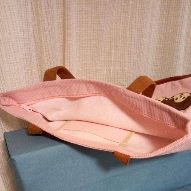 モンチッチ コーデュロイ底マチBIGトートバッグ < アニメ/コミック/キャラクター モンチッチ コーデュロイ底マチBIGトートバッグ < アニメ/コミック/キャラクターの