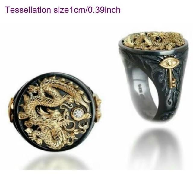 �����X1290�~���h�~�l�[�e�B���O�h���S���p�^�[�������O�A�u���b�N���S�[���h�J���[�X�L�[���t�r�`�T�C�Y11���i���{�T�C�Y24���j �� �j���A�N�Z�T���[/���v�� 