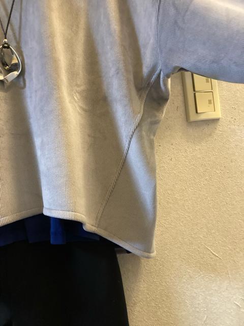 LL新品光沢グレー裏起毛コクーンカットソー < 女性ファッション LL新品光沢グレー裏起毛コクーンカットソー < 女性ファッションの