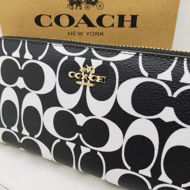 新品COACH シグネチャーアコーディオンジップウォレット 長財布 ブラックマルチ < ブランド 新品COACH シグネチャーアコーディオンジップウォレット 長財布 ブラックマルチ < ブランドの
