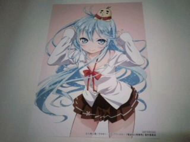 電波女と青春男 非売品 限定 イラストシート おまけ Sランク < アニメ/コミック/キャラクター  電波女と青春男 非売品 限定 イラストシート おまけ Sランク  < アニメ/コミック/キャラクターの