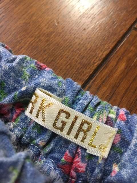 【美品】PARK GIRL◆デニム風◆洗練花柄ティァードガウチョ < 女性ファッション  【美品】PARK GIRL◆デニム風◆洗練花柄ティァードガウチョ < 女性ファッションの