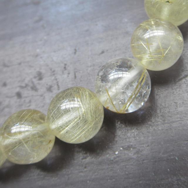 8ミリ玉 ルチルクォーツブレスレット 天然石 < 男性アクセサリー/時計 8ミリ玉 ルチルクォーツブレスレット 天然石 < 男性アクセサリー/時計の