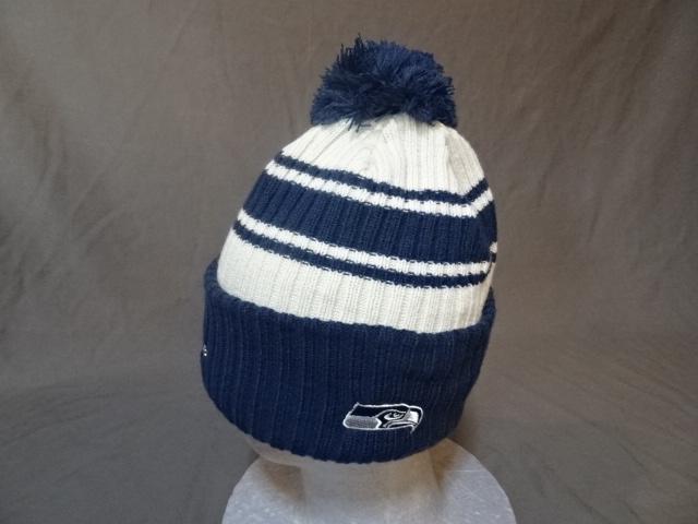 【NEWERA】NFL シアトル シーホークスロゴ刺繍 ニットキャップ < 男性ファッション  【NEWERA】NFL シアトル シーホークスロゴ刺繍 ニットキャップ  < 男性ファッションの