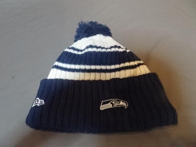 【NEWERA】NFL シアトル シーホークスロゴ刺繍 ニットキャップ < 男性ファッション  【NEWERA】NFL シアトル シーホークスロゴ刺繍 ニットキャップ < 男性ファッションの
