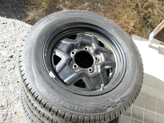 稀少ジムニー純正テッチンホイル稀少ブラック色&バリ山タイヤ4本セット売り切り < 自動車/バイク 稀少ジムニー純正テッチンホイル稀少ブラック色&バリ山タイヤ4本セット売り切り < 自動車/バイク