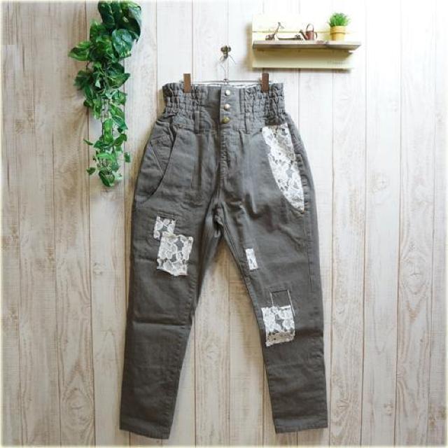 新品 レース シャーリング designデニム < 女性ファッション  新品 レース シャーリング designデニム < 女性ファッションの