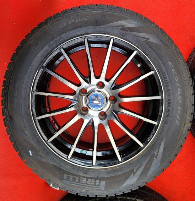 WEDS レオニス 17インチ 7.0J+42 5H-114.3 スタッドレス付き4本セット225/60R17 アルファード 30 < 自動車/バイク WEDS レオニス 17インチ 7.0J+42 5H-114.3 スタッドレス付き4本セット225/60R17 アルファード 30 < 自動車/バイク