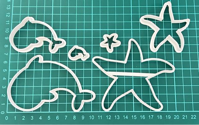 ヒトデとクジラの形 クッキー型 6個セット 抜き型 粘土型 お菓子作り海星イルカ < インテリア/ライフ ヒトデとクジラの形 クッキー型 6個セット 抜き型 粘土型 お菓子作り海星イルカ < インテリア/ライフの