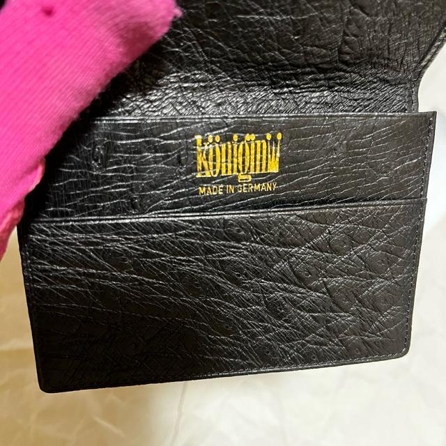 美品 WINFRIED KRALLE KONIGIN オーストリッチ カード入れ レザー 黒 本革 名刺入れ < 男性ファッション 美品 WINFRIED KRALLE KONIGIN オーストリッチ カード入れ レザー 黒 本革 名刺入れ < 男性ファッションの