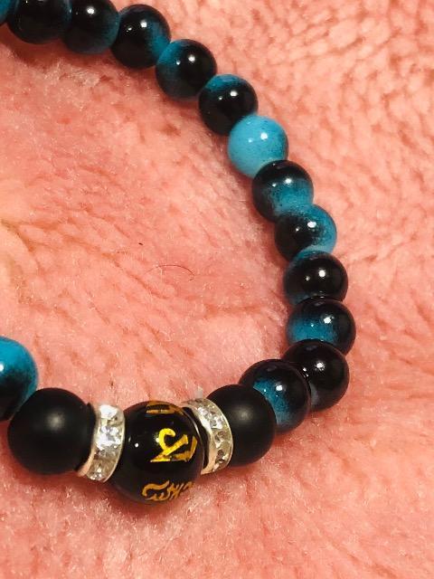 スカイブルータイガーアイ 8ミリ玉ブレス。 < 男性アクセサリー/時計 スカイブルータイガーアイ 8ミリ玉ブレス。 < 男性アクセサリー/時計の