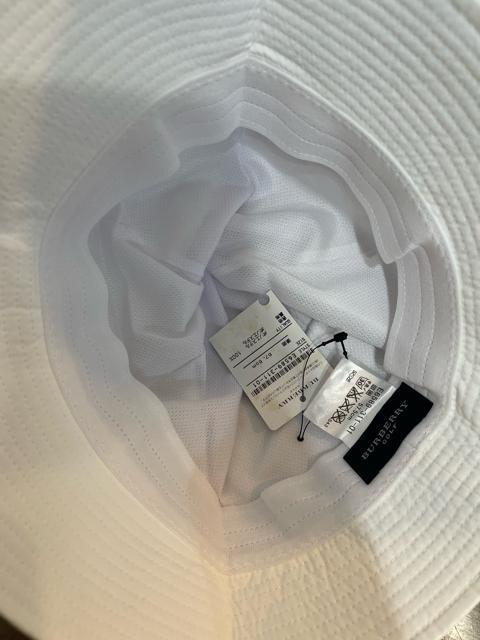 �o�[�o���[�S���t�@BURBERRY GOLF �n�b�g�X�q �|���G�X�e�� 57.5 �z���C�g �� �X�q�@���g�p �� ���W���[/�X�|�[�c�� 