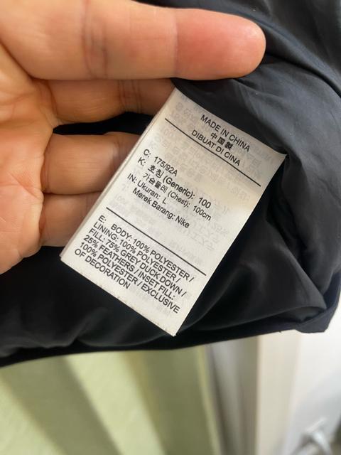 Nike �u���b�N �_�E���x�X�g L�T�C�Y �i�C�L NIKE �_�E���x�X�g �x�X�g �u���b�N �� �u�����h�� 