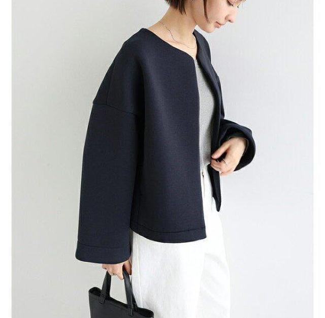 GALLARDA GALANTEアウター★カットソー素材のネイビーアウター < ブランド GALLARDA GALANTEアウター★カットソー素材のネイビーアウター < ブランドの