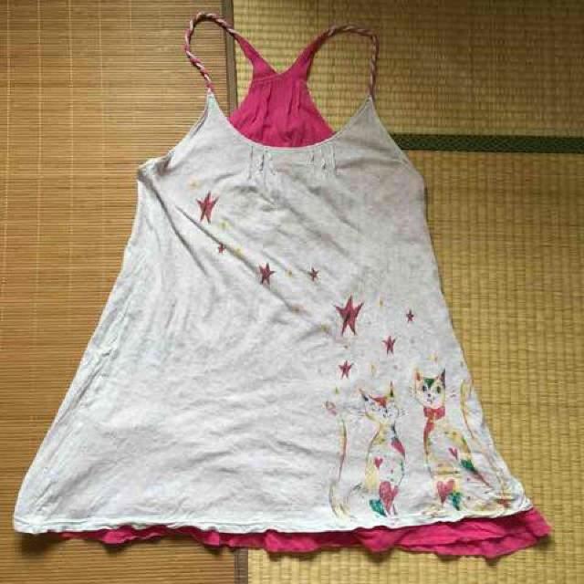 PAVONINE・ピンク×グレーリバーシブルキャミソールワンピース < ブランド  PAVONINE・ピンク×グレーリバーシブルキャミソールワンピース  < ブランドの