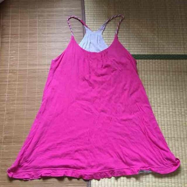 PAVONINE・ピンク×グレーリバーシブルキャミソールワンピース < ブランド  PAVONINE・ピンク×グレーリバーシブルキャミソールワンピース < ブランドの